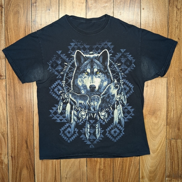 Wolves Vintage Dreamcatcher Tee (L) - Picture 1 of 7